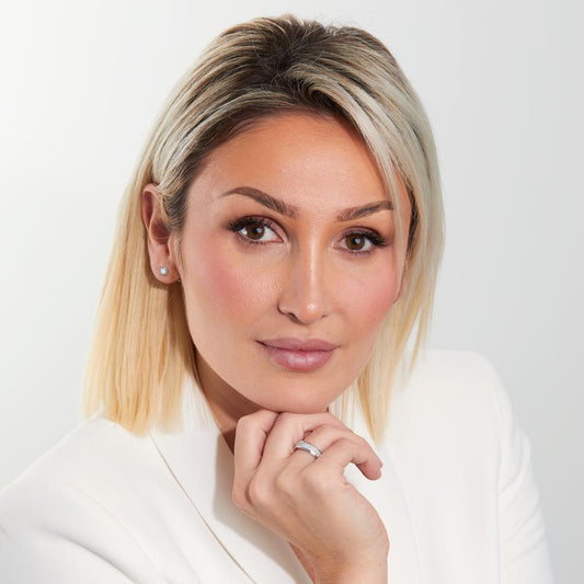 Ohrstecker 750/18 K Weissgold Diamant weiss, 0.50 ct, 2 Steine, Brillantschliff, w-si Ø4 mm