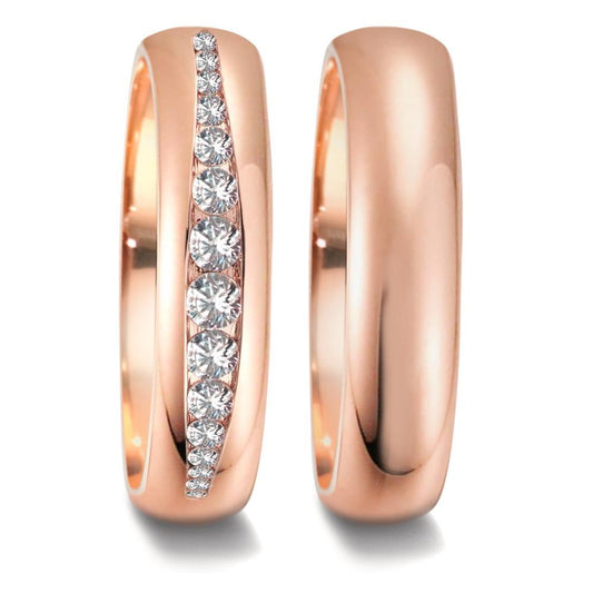 Partnerring 750/18 K roséguld