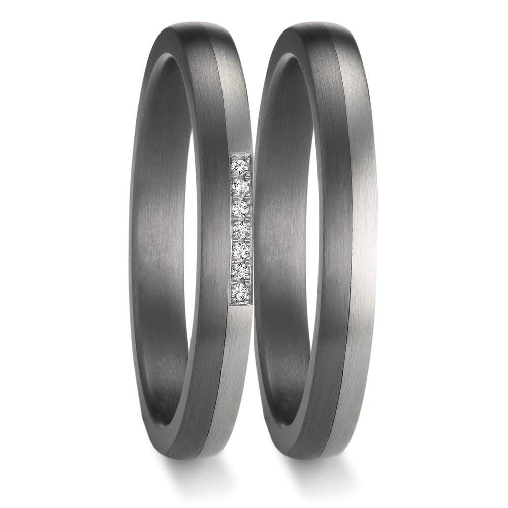Partnerring 999 Tantal, 950 Platin