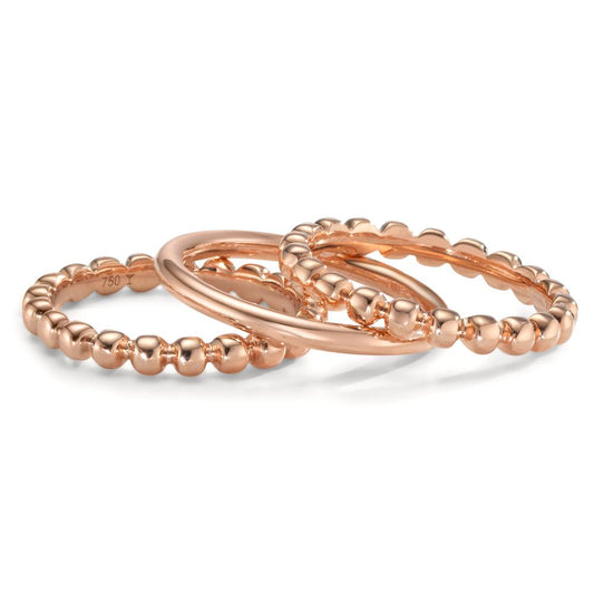 Ring set 750/18 K rött guld