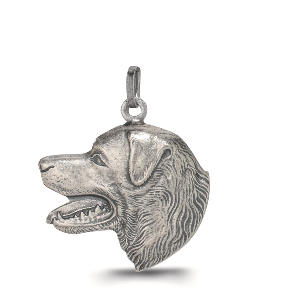 labrador fahrradanhänger Anhänger Silber patiniert Labrador – Rhomberg Schmuck GmbH