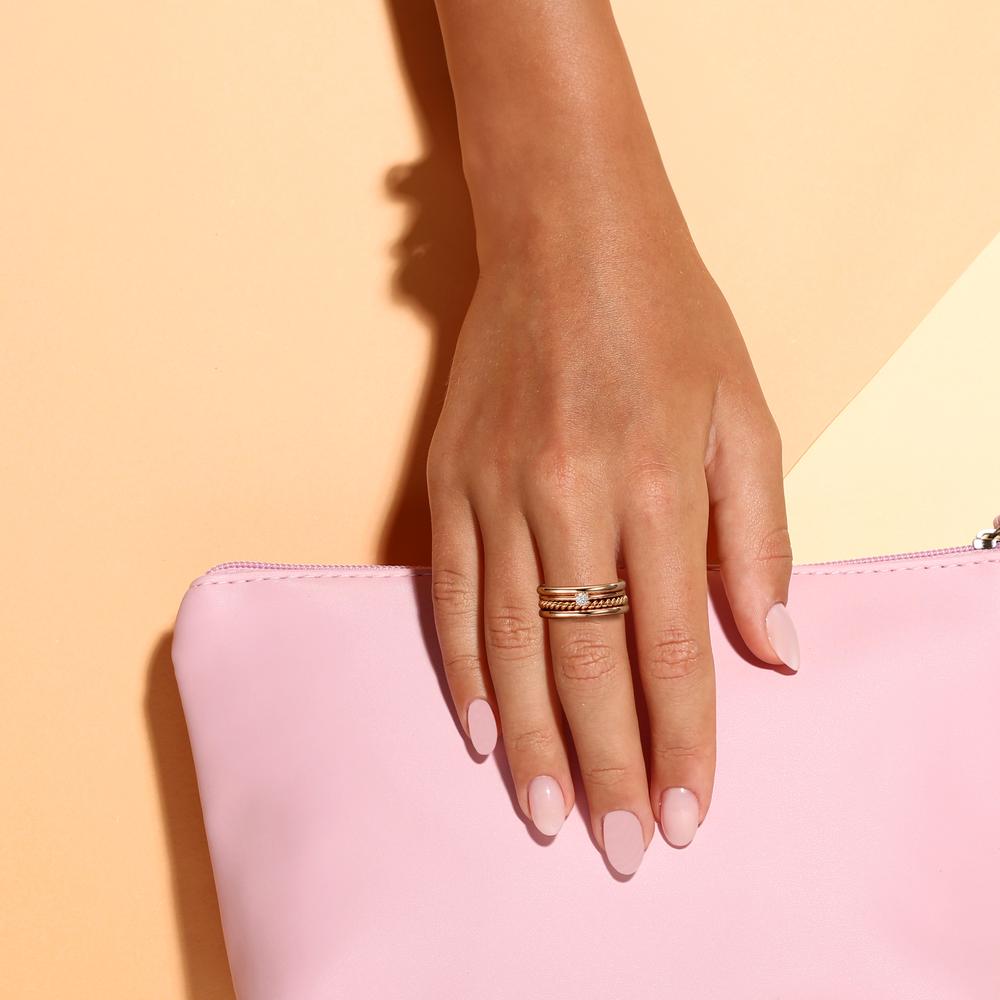 Juego de anillos Diamante