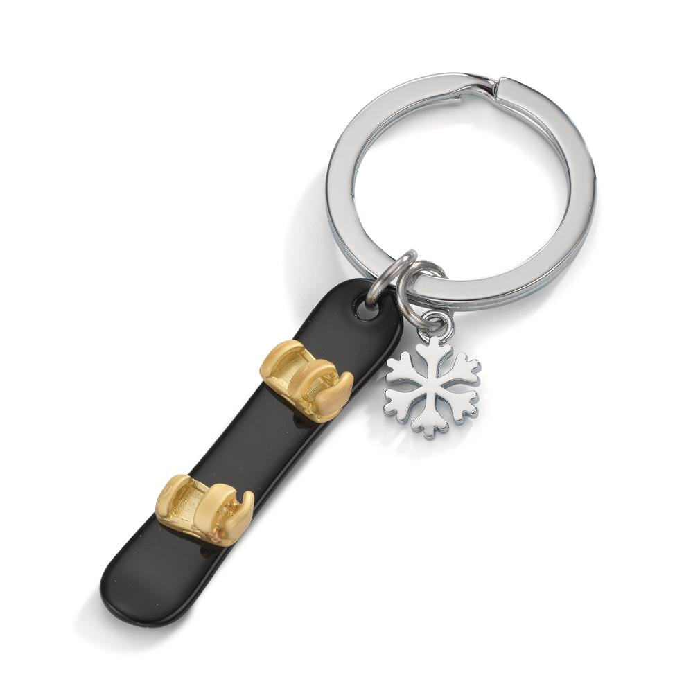 Nyckelring metall Snowboardåkning Ø35 mm