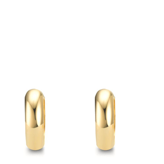 Hopfällbara örhängen Silver gul guldpläterad