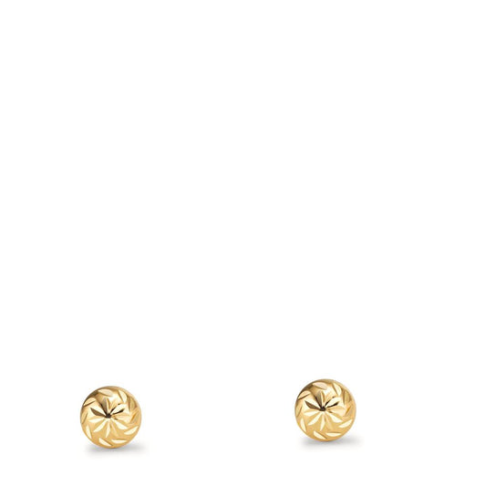 Stud earrings 9k Yellow Gold Ø4 mm