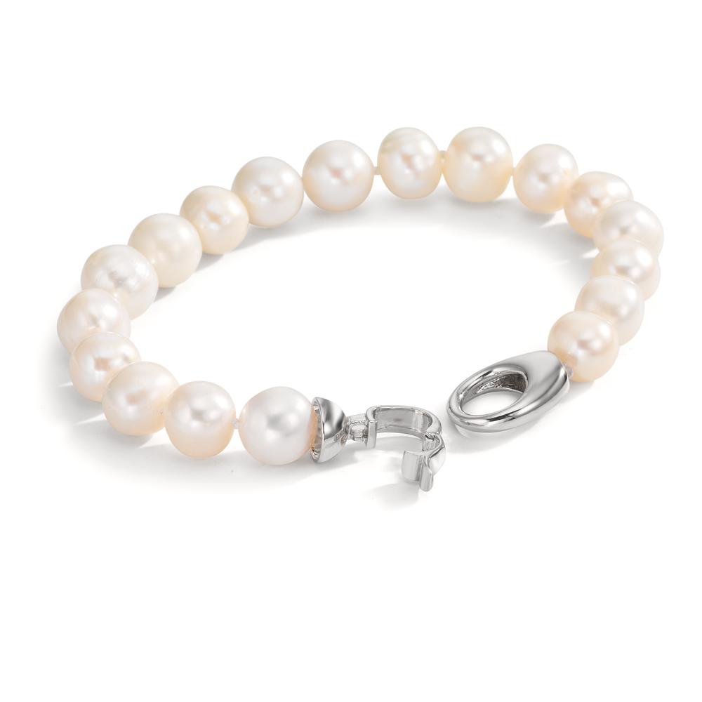 Bracelet Stainless steel Freshwater pearl 8.5-9 mm 19.5 cm