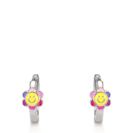 Aro con bisagra Plata Rodio plateado