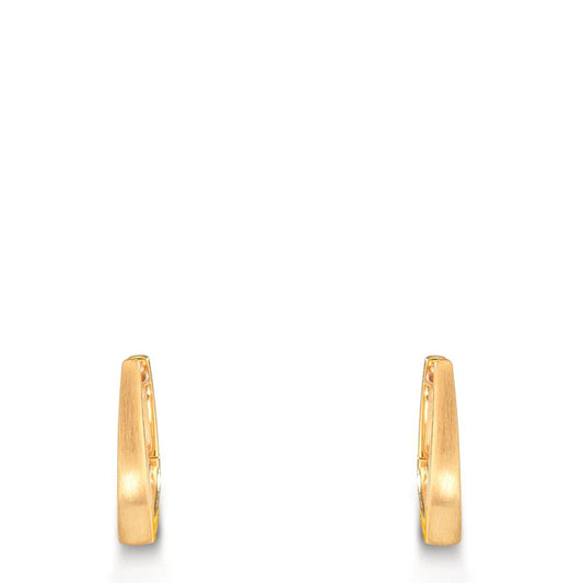 Hopfällbara örhängen Silver gul guldpläterad