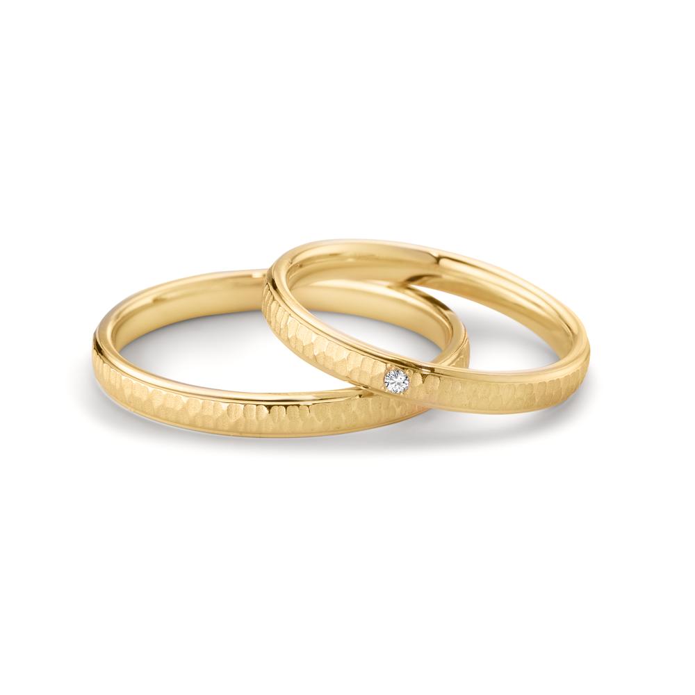 Partnerring 750/18 K Gelbgold