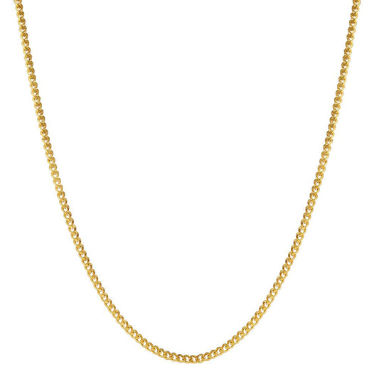 Panzer-Halskette 750/18 K Gelbgold 40 cm