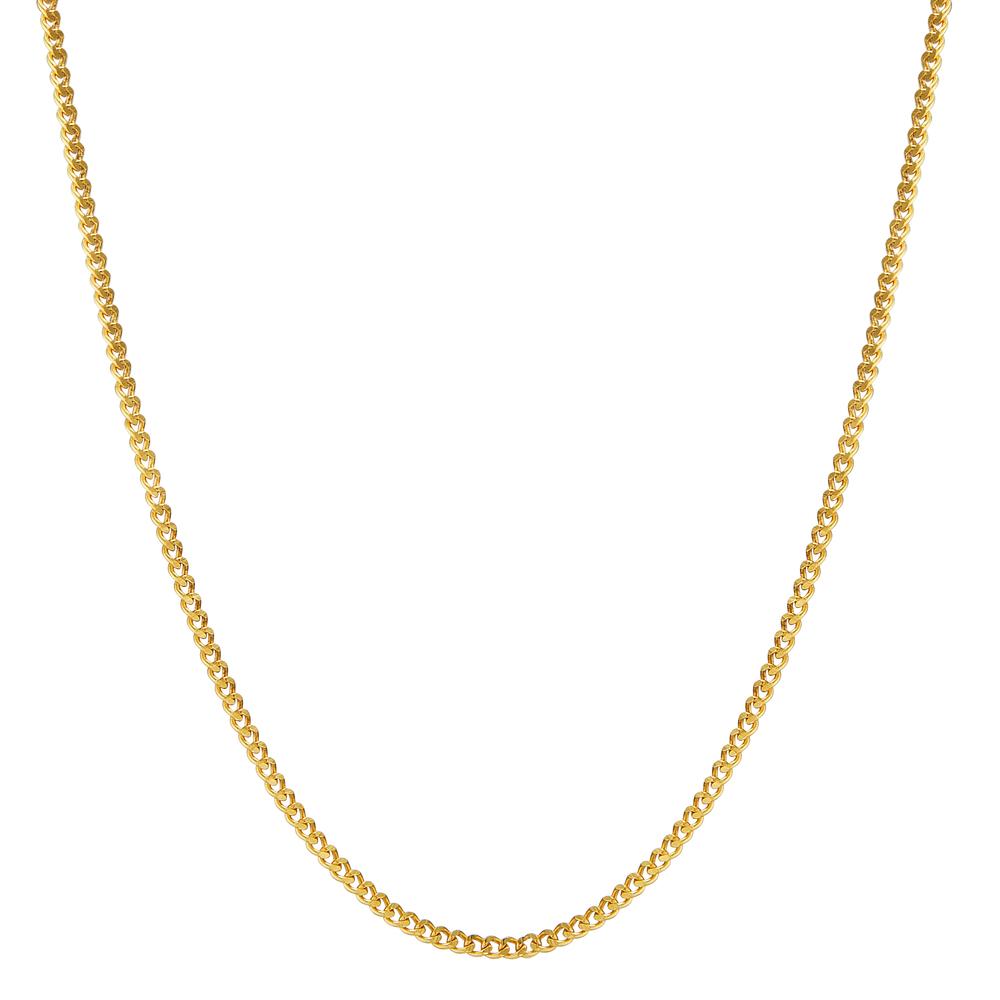 Panzer-Halskette 750/18 K Gelbgold 50 cm