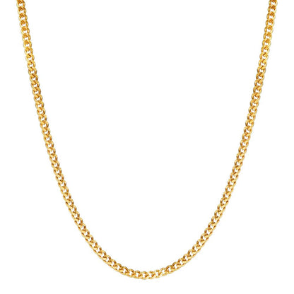 Chaînette forçat Or jaune 18K