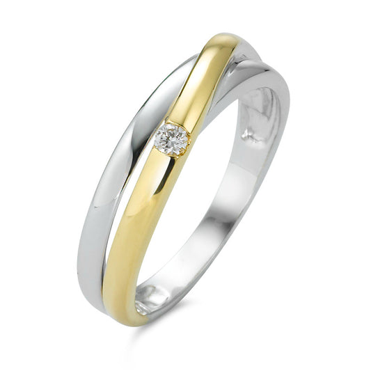 Ring Gelb- und Weissgold