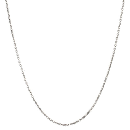 Collar 750/oro blanco de 18 quilates