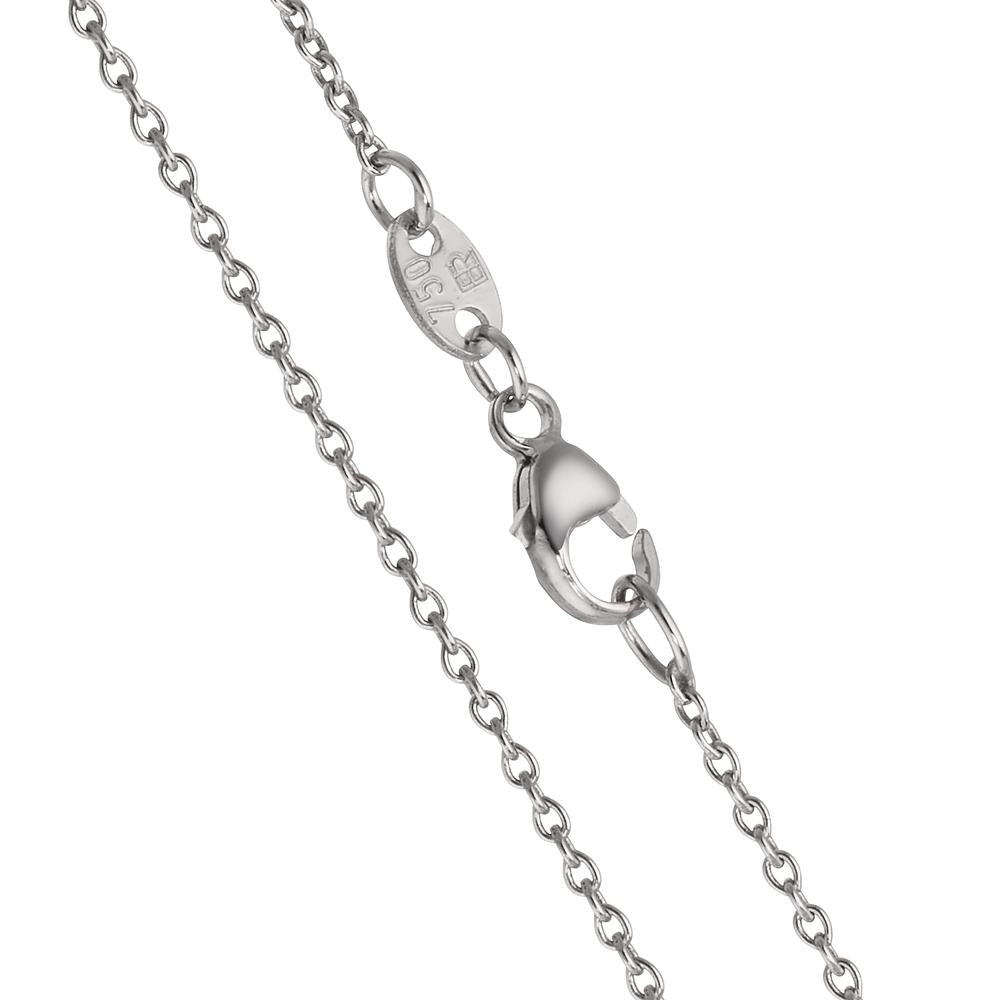 Collar 750/oro blanco de 18 quilates