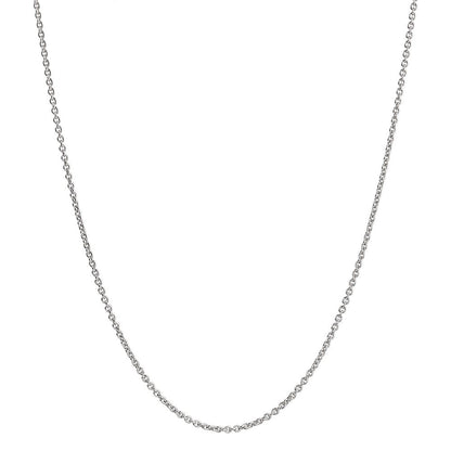 Anker-Halskette 750/18 K Weissgold
