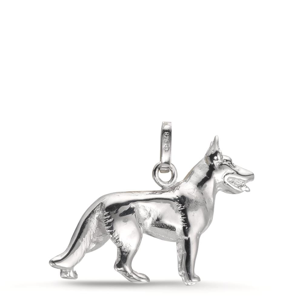 Anhänger Silber rhodiniert Hund