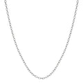 Collar 750/oro blanco de 18 quilates