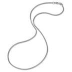 Halskette Silber rhodiniert 40 cm
