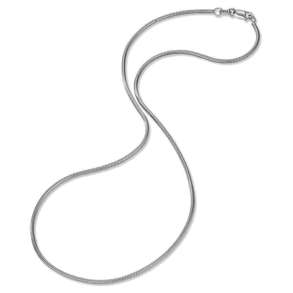 Halskette Silber rhodiniert 40 cm