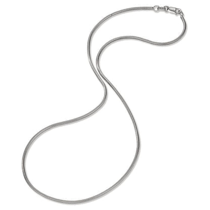 Chaînette Argent Rhodié 40 cm