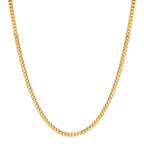 Panzer-Halskette 750/18 K Gelbgold