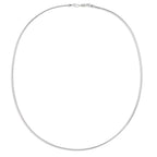 Collier 750/18 K Weissgold 42 cm