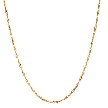 Collar 750/oro amarillo de 18 quilates
