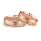 Partnerring 750/18 K roséguld