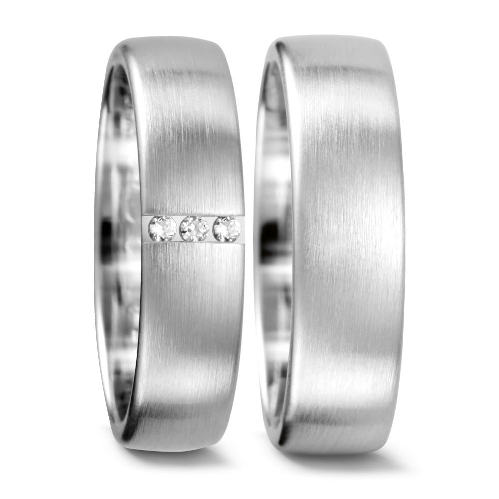 Wedding Ring 18k White Gold
