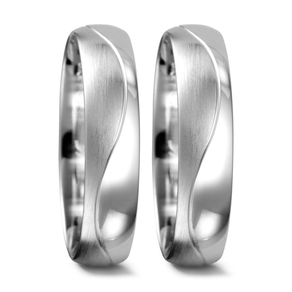 Partnerring 750/18 K vitguld