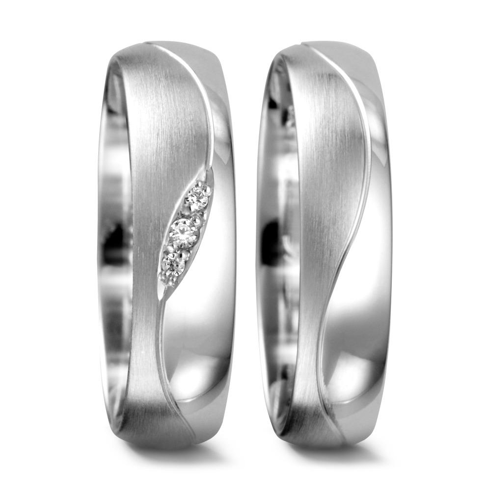 Wedding Ring 18k White Gold