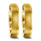 Anillo de pareja 750/oro amarillo de 18 quilates