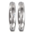 Partnerring 750/18 K vitguld