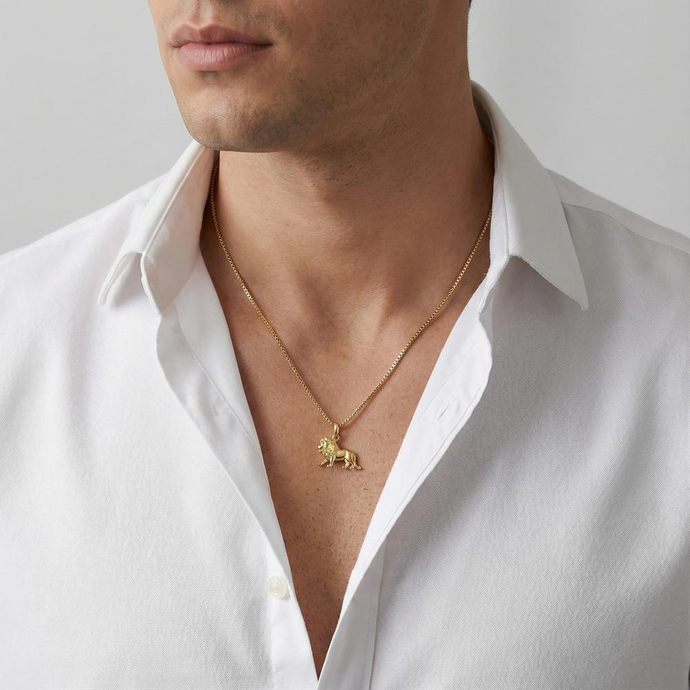 Pendant 18k Yellow Gold Lion – Rhomberg Schmuck GmbH