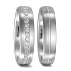 Anello del partner Oro bianco 750/18 carati