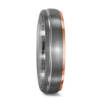 Finger ring 950 palladium, 750/18 K rött guld