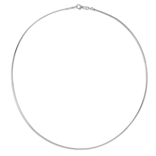 Collier Silver rodiumpläterad 42 cm Ø1.5 mm