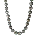 Collier 750/18 K Weissgold Tahitiperlen 9-10 mm 45 cm
