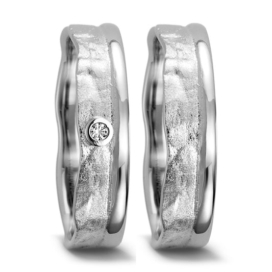 Alliance Or blanc 18K