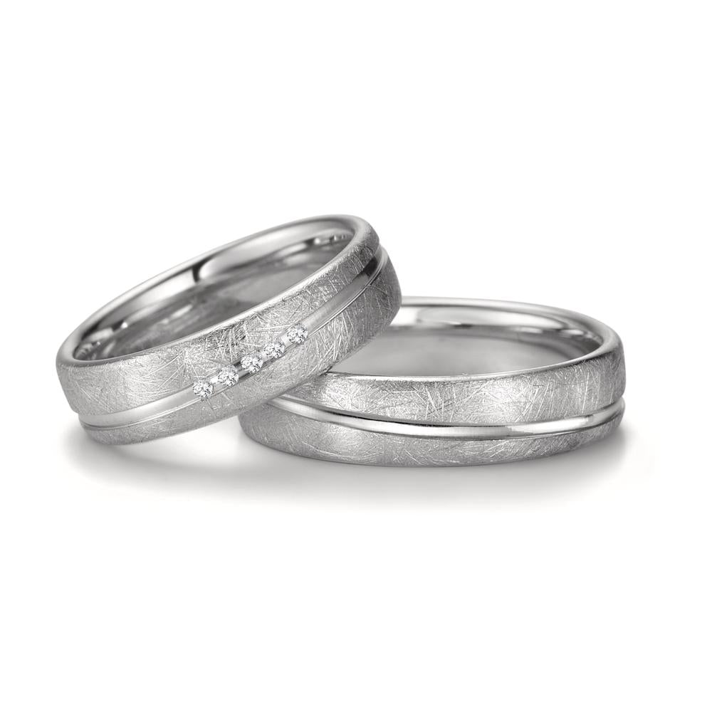 Partnerring 750/18 K vitguld