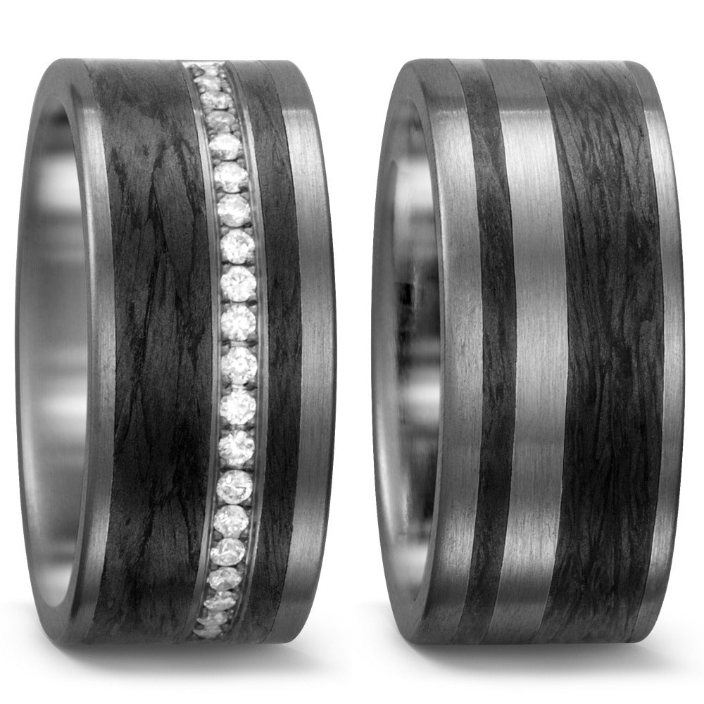 Ring Palladium 950, Carbon