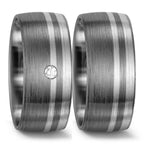 Anello del partner Oro bianco 375/9K, 500 Palladio