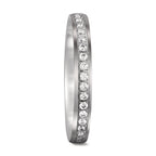 Partnerring 750/18 K vitguld diamant 0.23 ct, 23 stenar, tw-si