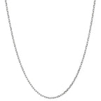 Collar 750/oro blanco de 18 quilates
