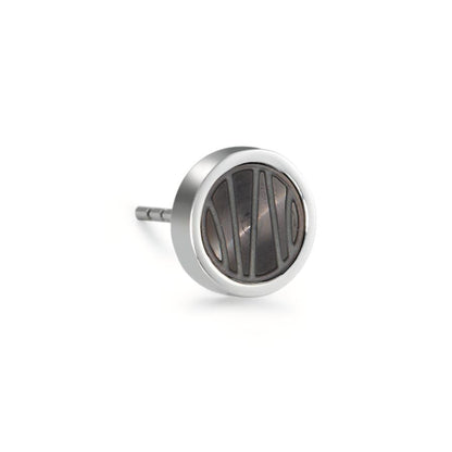Ohrstecker 1 Stk Edelstahl IP beschichtet Ø9 mm