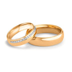Partnerring 750/18 K roséguld