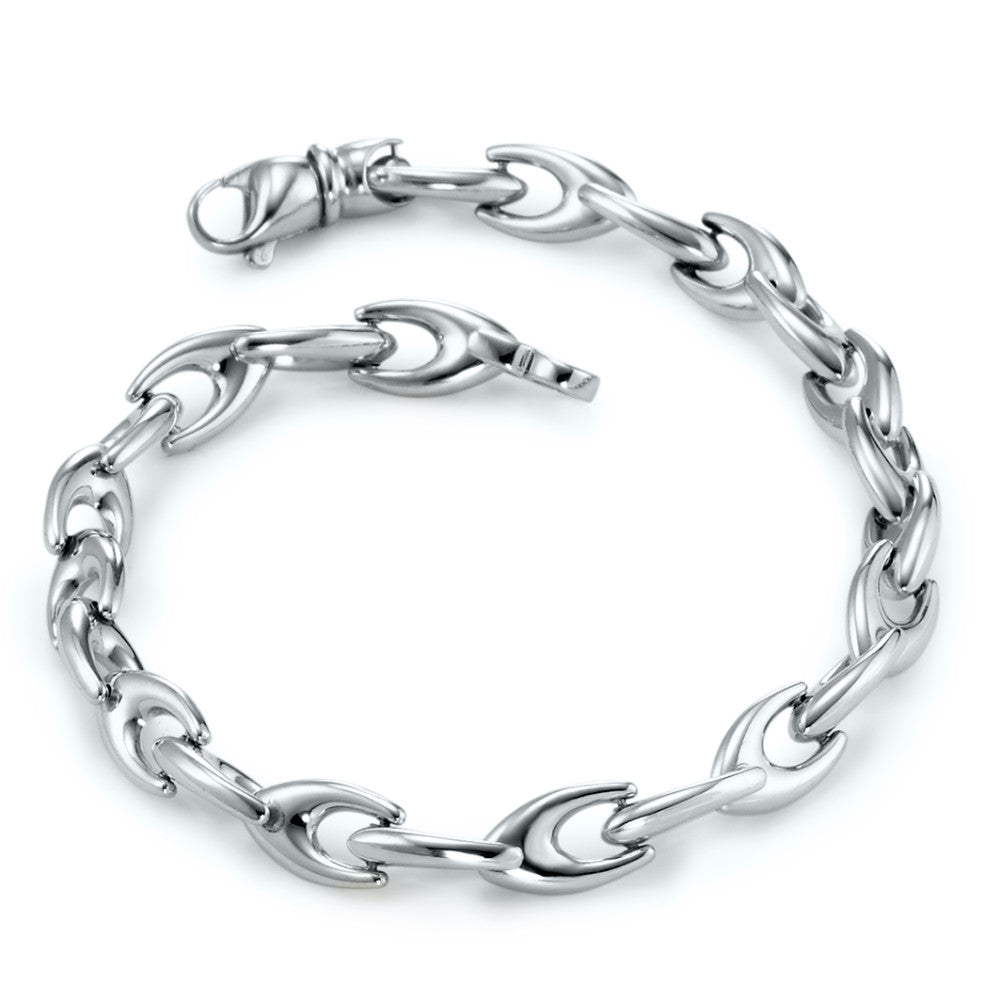 Bracelet Or blanc 18K Ø6 mm