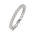 Memory Ring Silber Zirkonia rhodiniert