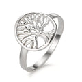 Finger ring Silver Livets träd Ø14 mm